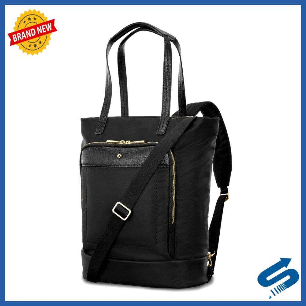 Convertible 3-In-1 Backpack Tote Crossbody Laptop Bag Travel Everyday Versatile